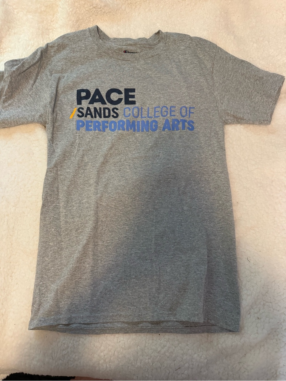 Champion Gray Pace Sands College of Performing Arts Short Sleeve Tee